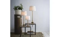 Linné Lampfot 36cm Guld