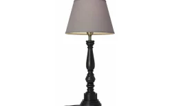 Linne Lampskärm Ø25cm Grå