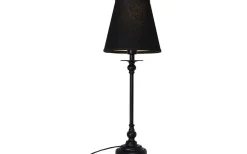 Linne Lampskärm Ø17cm Svart