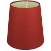 Linne Lampskärm Ø17cm Vinröd