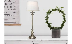 Linne Lampskärm Ø21cm Vit