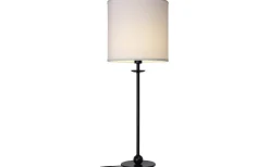 Linne Lampskärm Cylinder Ø25cm Vit