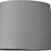 Linne Lampskärm Oval 32cm Grå