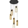 Littleton Taklampa 50cm 6L Svart/Brun
