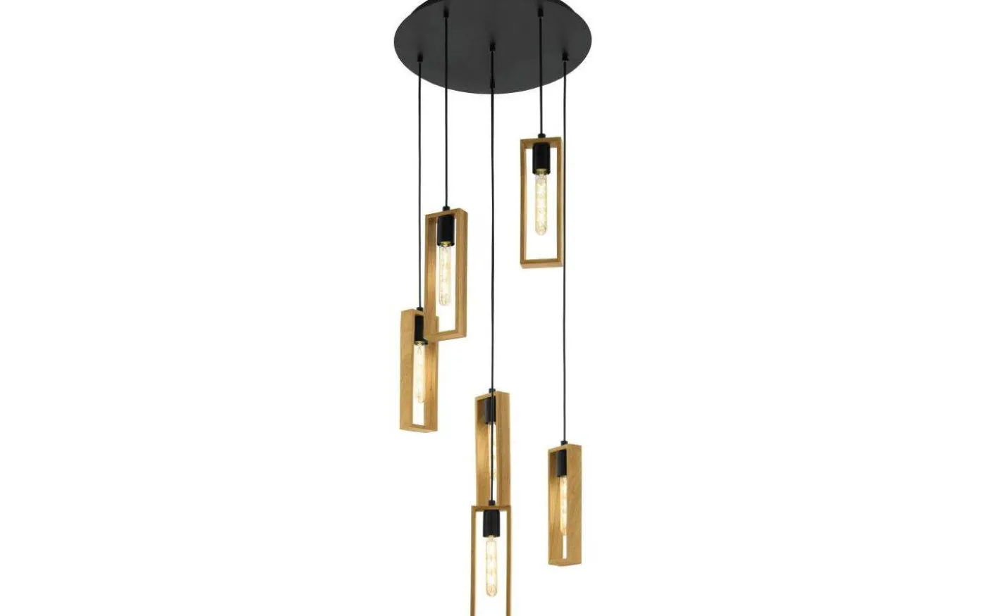 Littleton Taklampa 50cm 6L Svart/Brun