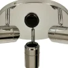 Livorno Takspotlight 25cm Rund Krom IP44