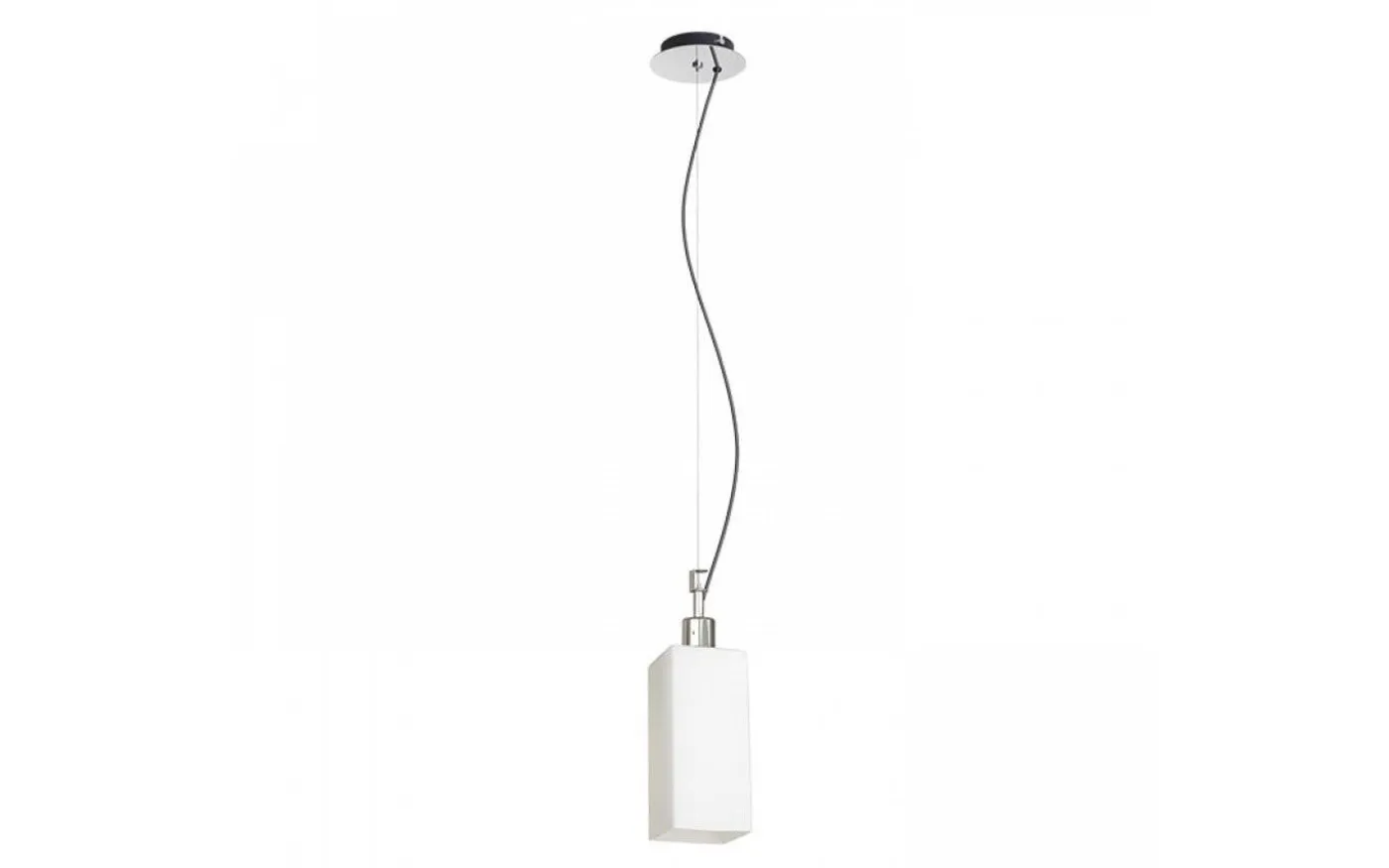 Liz Fönsterlampa 10cm Opal/Krom