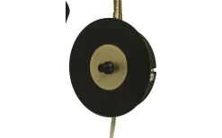 Ljusdal Vägglampa Svart/Matt Mässing
