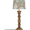 Lodge Bordslampa 59cm Dahlia Grön