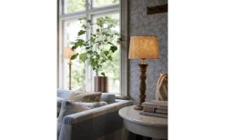Lodge Bordslampa 59cm Eldertree Brun/Gul