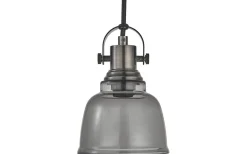 Loke Fönsterlampa 12cm Svart Nickel/Rök