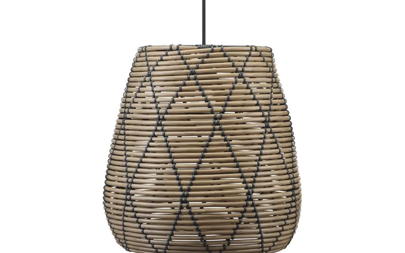Lollo Takskärm Ø38cm Outdoor Natur/Svart
