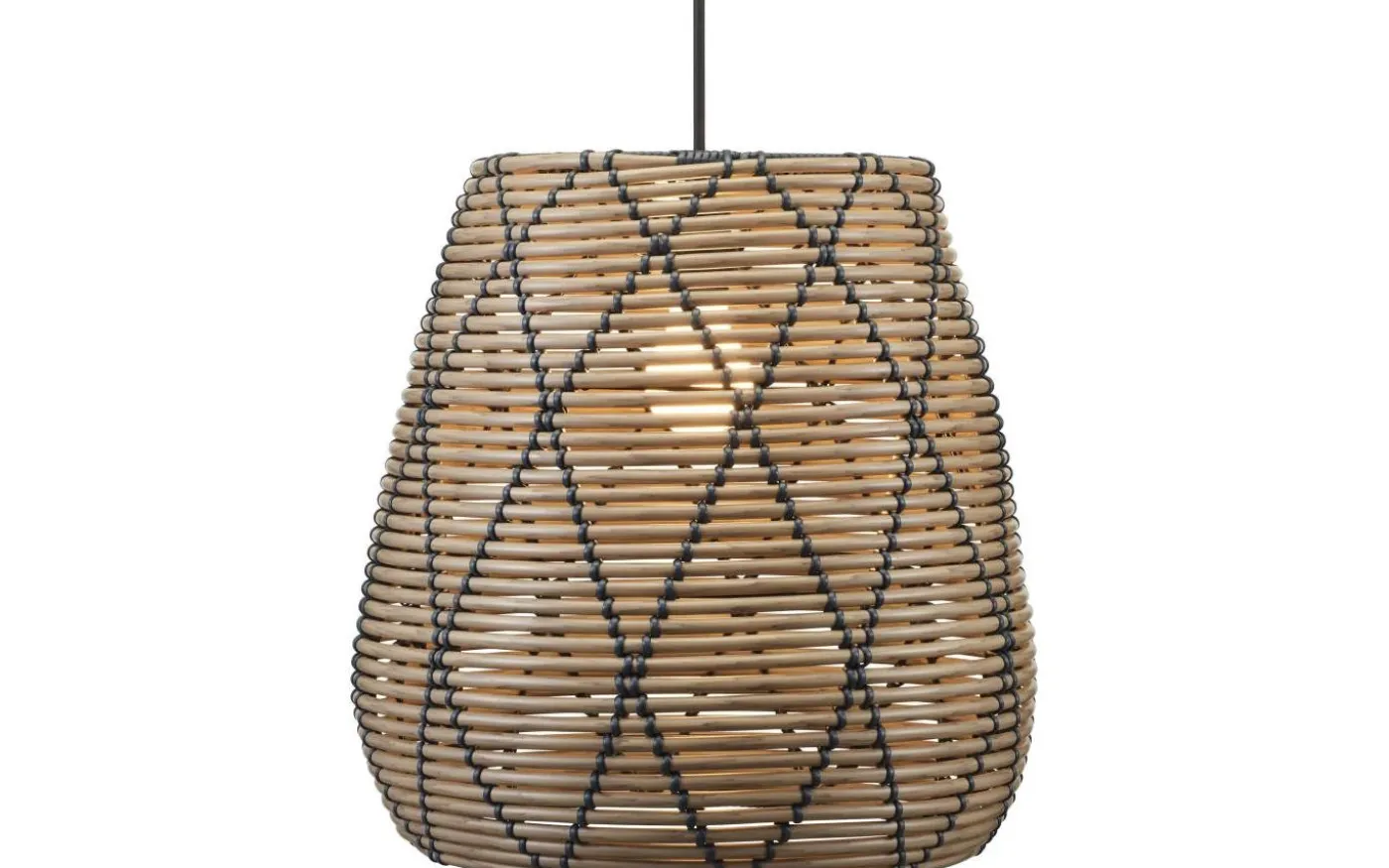 Lollo Takskärm Ø38cm Outdoor Natur/Svart