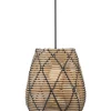 Lollo Takskärm Ø28cm Outdoor Natur/Svart