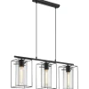 Loncino Taklampa 75cm 3L Svart