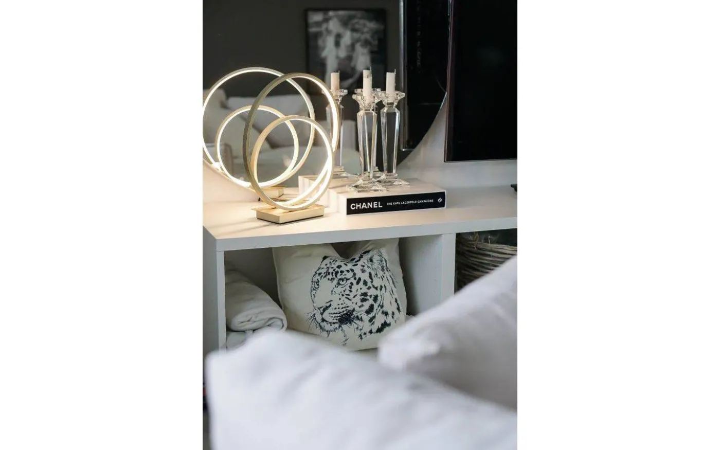 Loop Bordslampa 37cm 3-steg DIM LED 14W 3000K Champagne