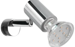 Lorenzo H2O Vägglampa 1-dels GU10 krom IP44
