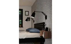 Loreto Vägglampa Svart