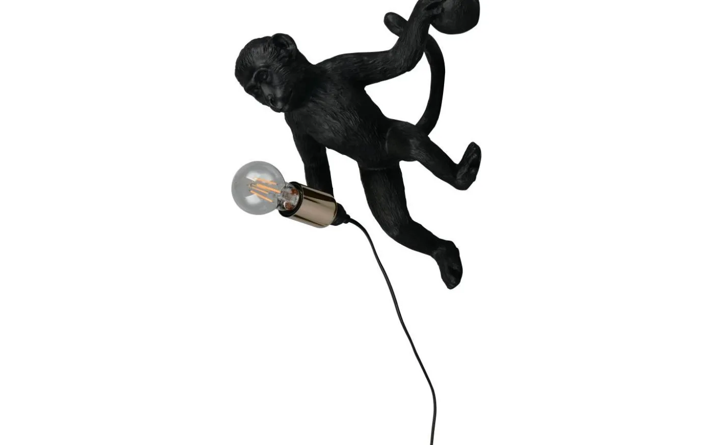 Louy Vägglampa E27 svart