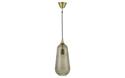 Luna Fönsterlampa 19cm Borstad Mässing/Rök