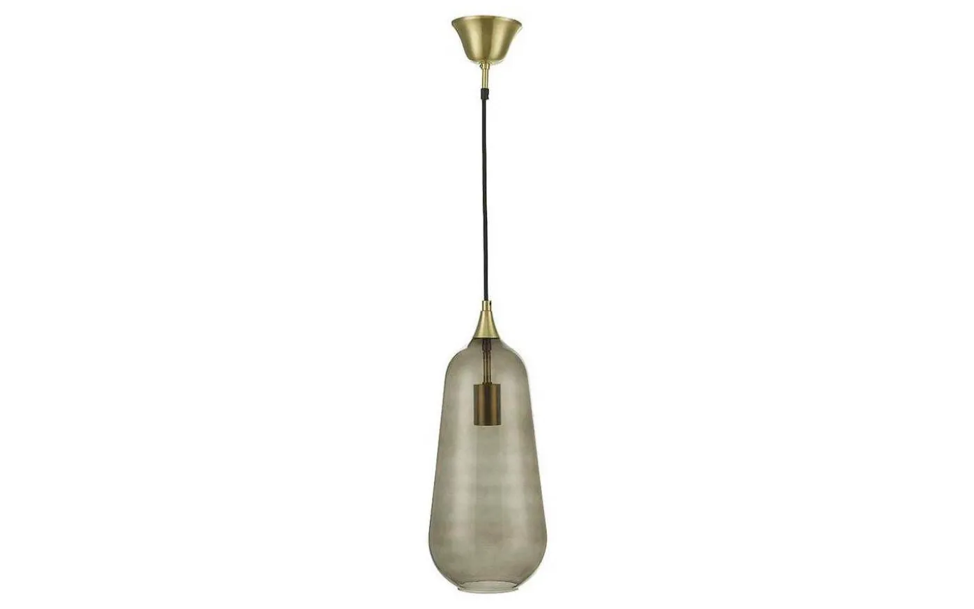 Luna Fönsterlampa 19cm Borstad Mässing/Rök