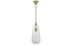 Luna Fönsterlampa 19cm Borstad Mässing/Klar