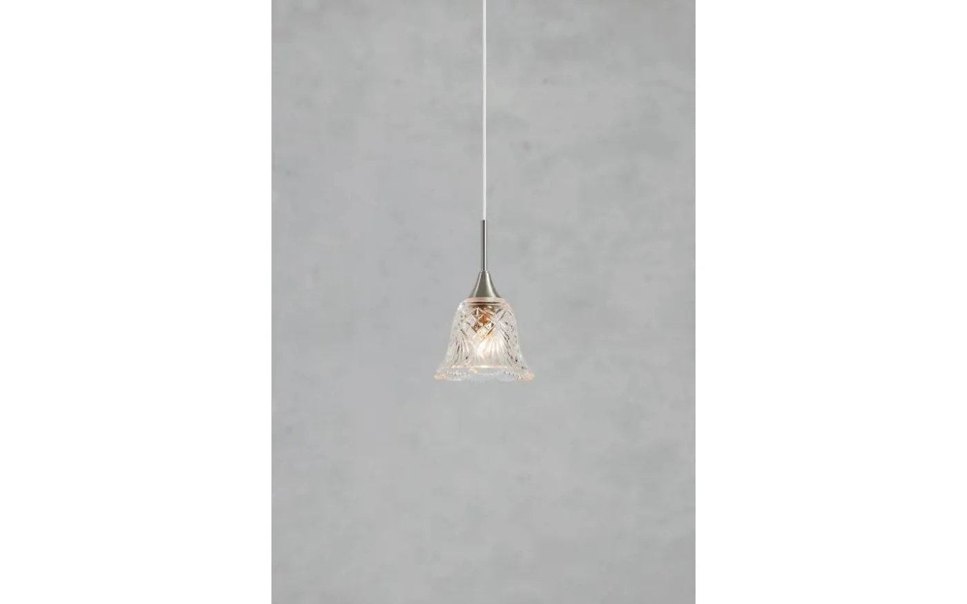 Luna Fönsterlampa 13,5cm Klar/Satinnickel