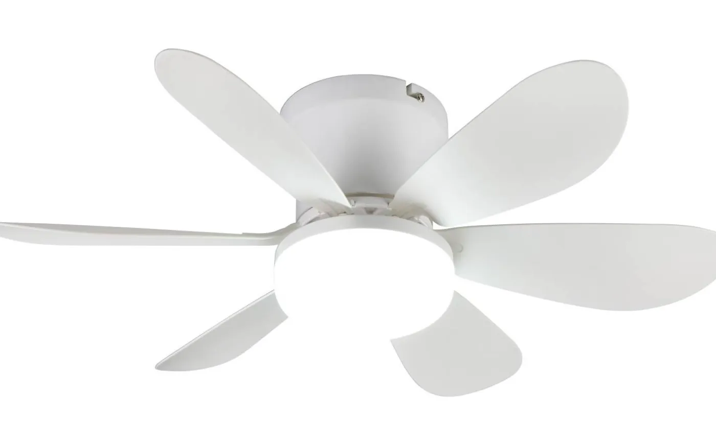 Lund Takfläkt 53cm LED matt vit