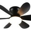 Lund Takfläkt 53cm LED mattsvart