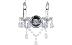 Luster Vägglampa 2xE14 transparent