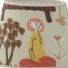 Lustgården Lampskärm Oval 20cm Natur Stig Lindberg