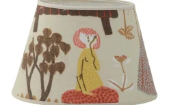 Lustgården Lampskärm Oval 25cm Natur Stig Lindberg