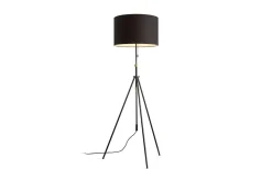 Luton Golvfot 156cm Svart/Mässing