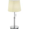 Lyon Bordslampa E27 borstat stål