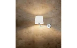 Lyon Vägglampa E27 borstat stål