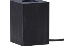 Lys Bordslampa E27 10cm Svart