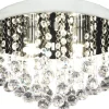 Madelene Kristallplafond 35cm Krom