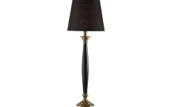 Madison Lampfot 56cm Svart med lampskärm Mia Svart