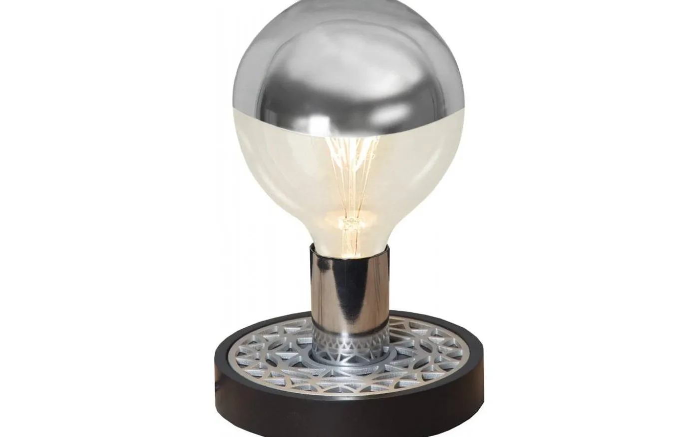 Magic Bordslampa E27 9cm Krom/Svart