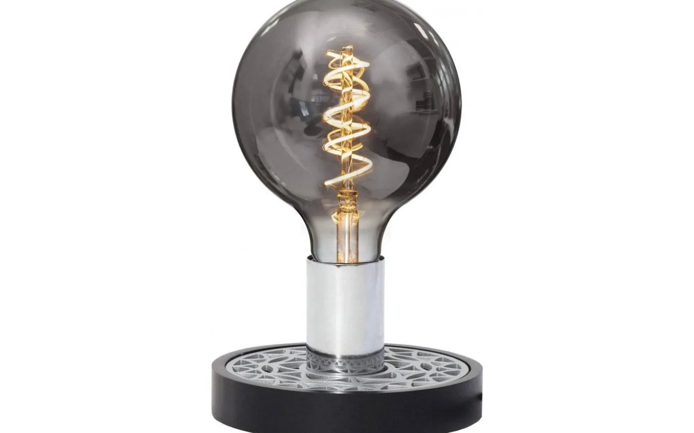 Magic Bordslampa E27 9cm Krom/Svart