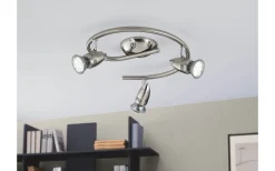 Magnum Takspotlight 26cm GU10 LED 3000K 3x2,8W Nickel