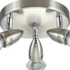 Magnum Takspotlight 18cm GU10 LED 3000K 3x2,8W Nickel