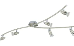 Magnum Takspotlight 105cm GU10 LED 3000K 6x2,8W Nickel
