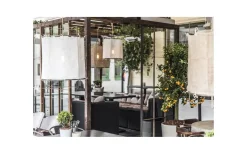 Malibu Taklampa 40cm Vit