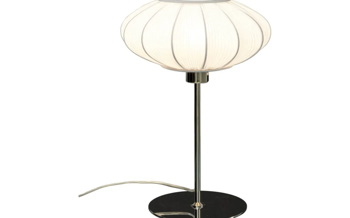 Mamsell Bordslampa 45cm Krom/Vit