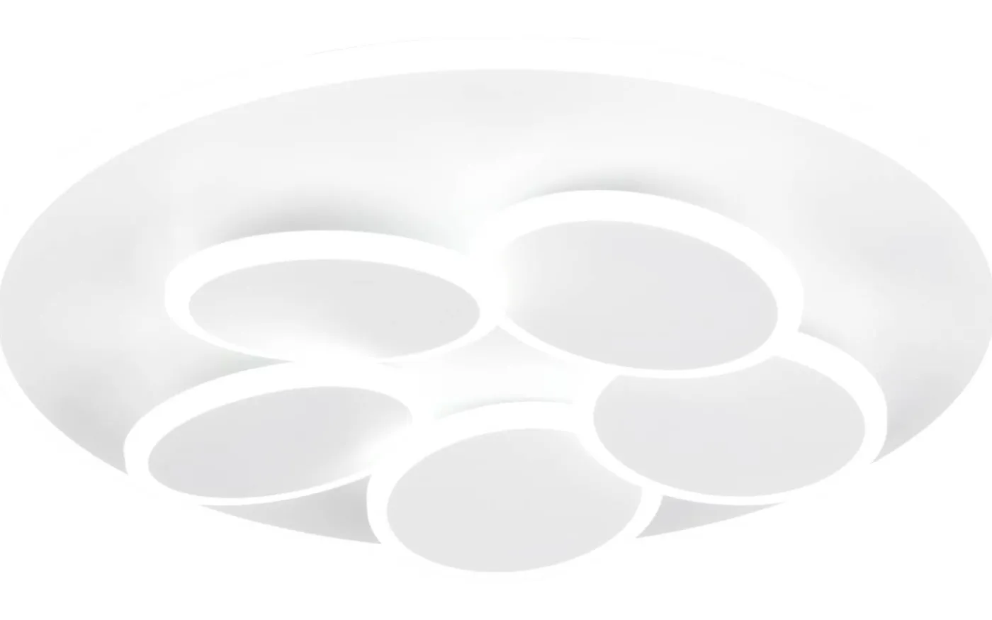 Mandala Plafond LED matt vit