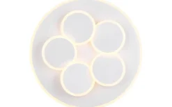 Mandala Plafond LED matt vit