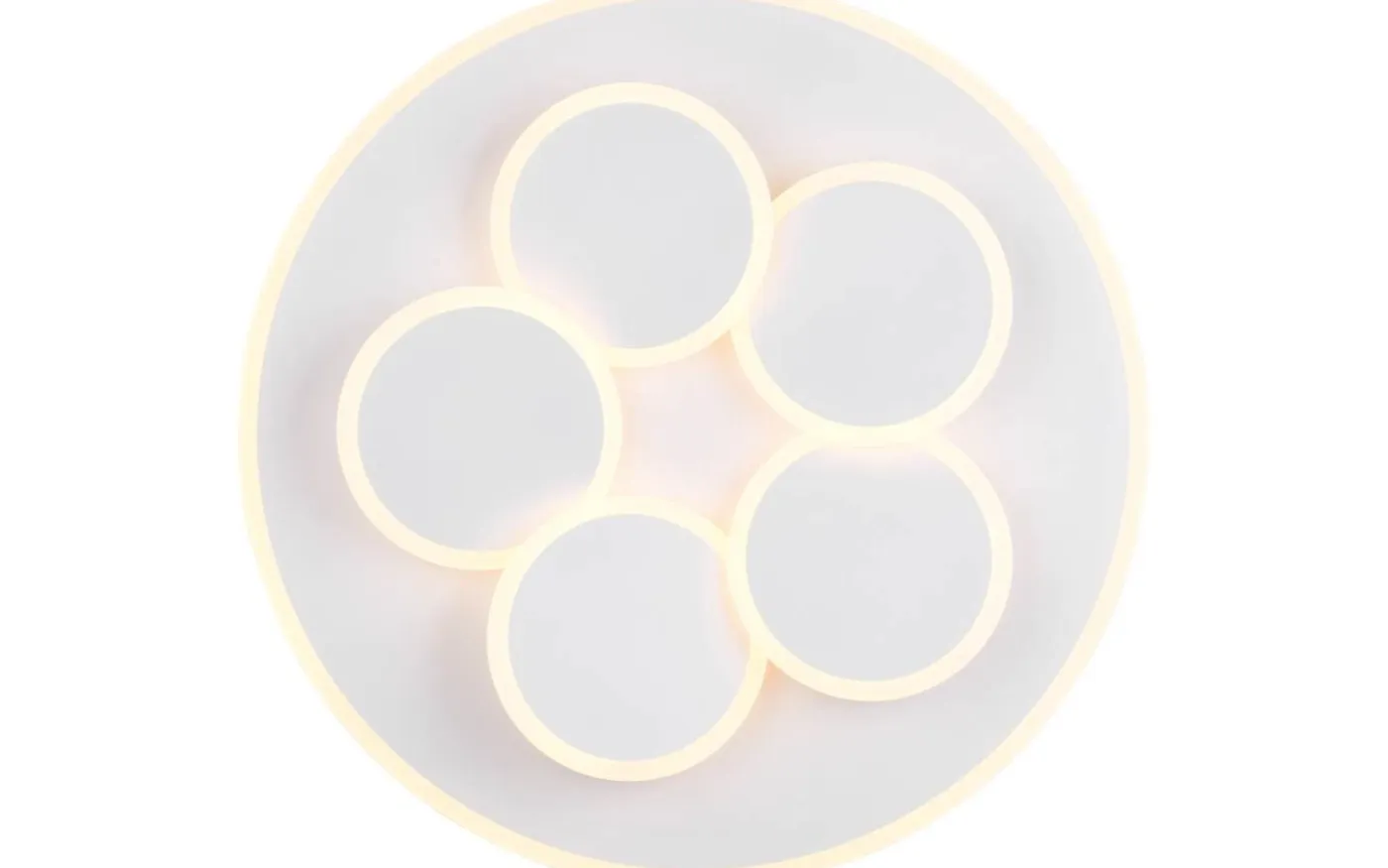 Mandala Plafond LED matt vit