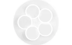 Mandala Plafond LED matt vit