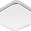 Manilva Plafond 29cm LED 3000K 14,4W Krom IP44